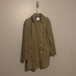 Olive Green Trench Coat